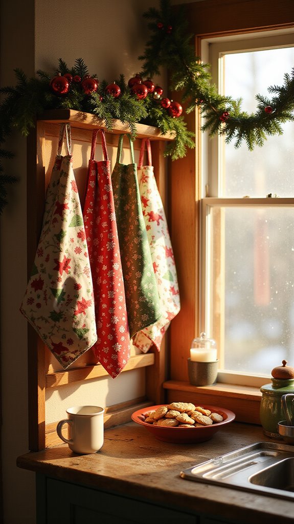 adorable festive cooking aprons