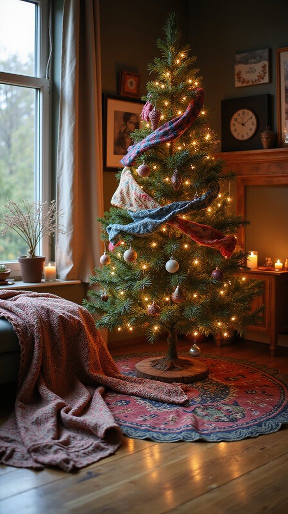 boho scarf tree skirts