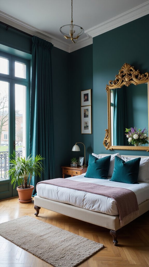 bold vibrant accent walls