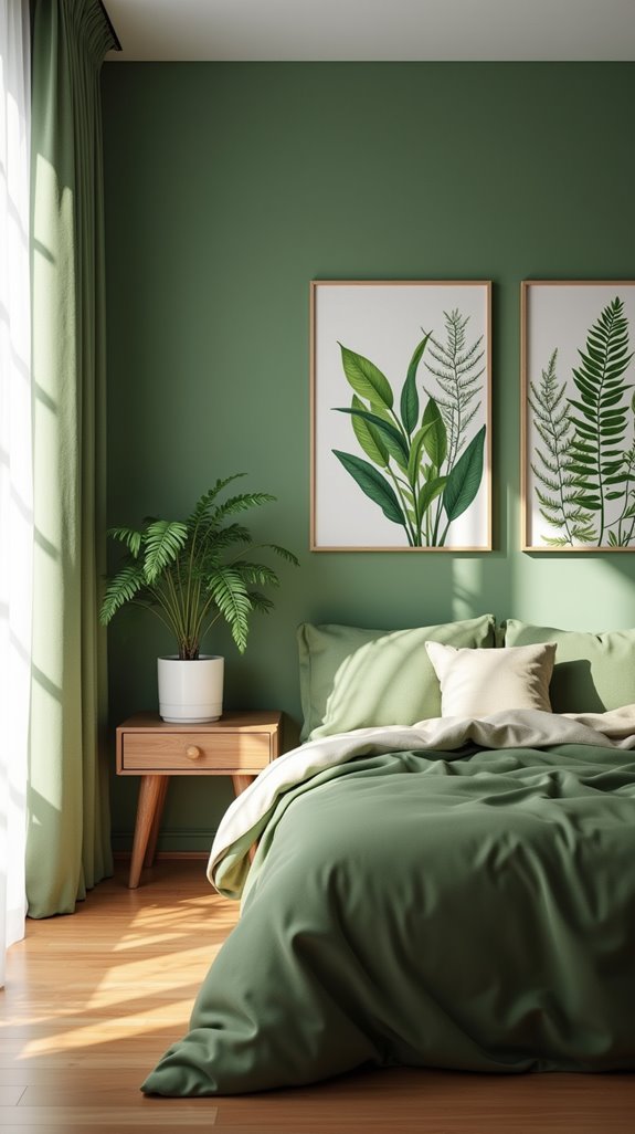 botanical wall art transformation