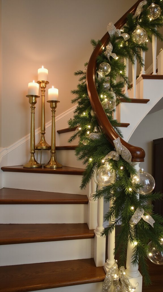 candle arrangements with sparkle