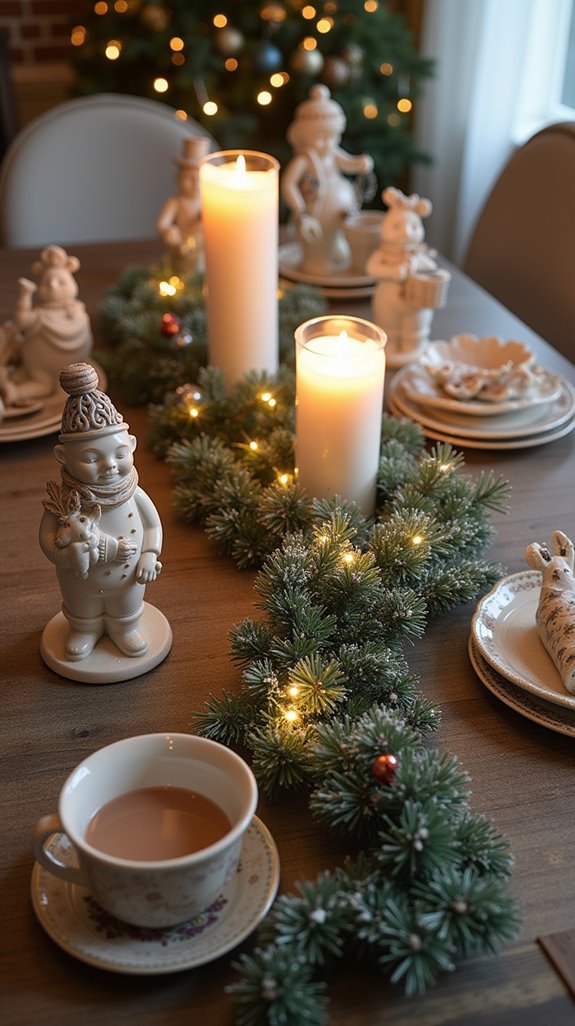 charming holiday decor figurines