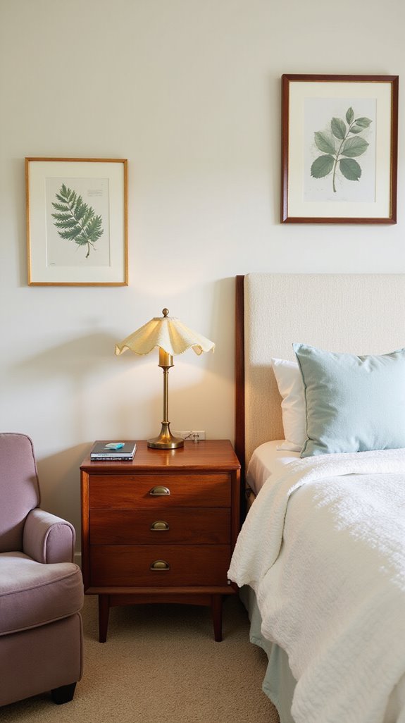 charming mid century modern nightstands