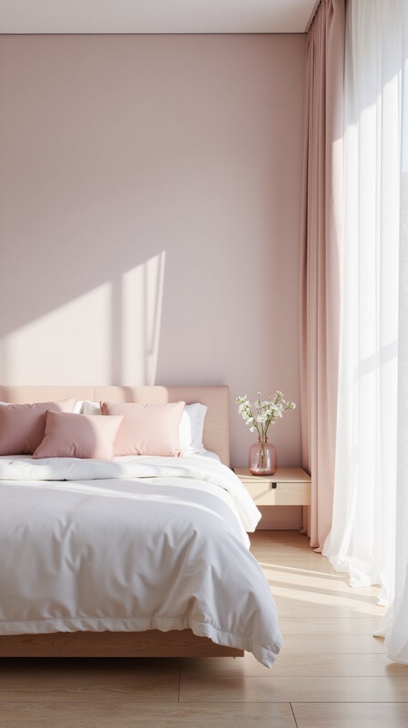 charming minimalist pink accents