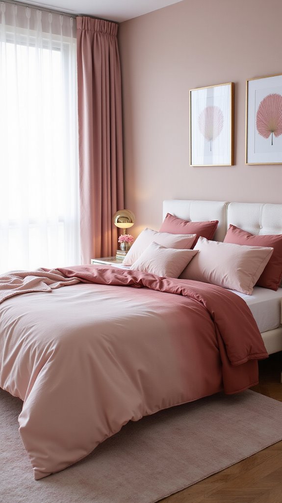 chic ombre bedding serenity