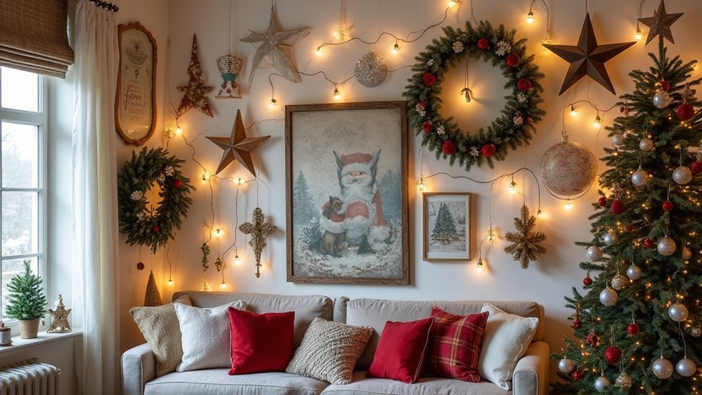 christmas decor for blank spaces