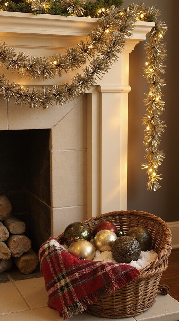 classic sparkling tinsel garlands