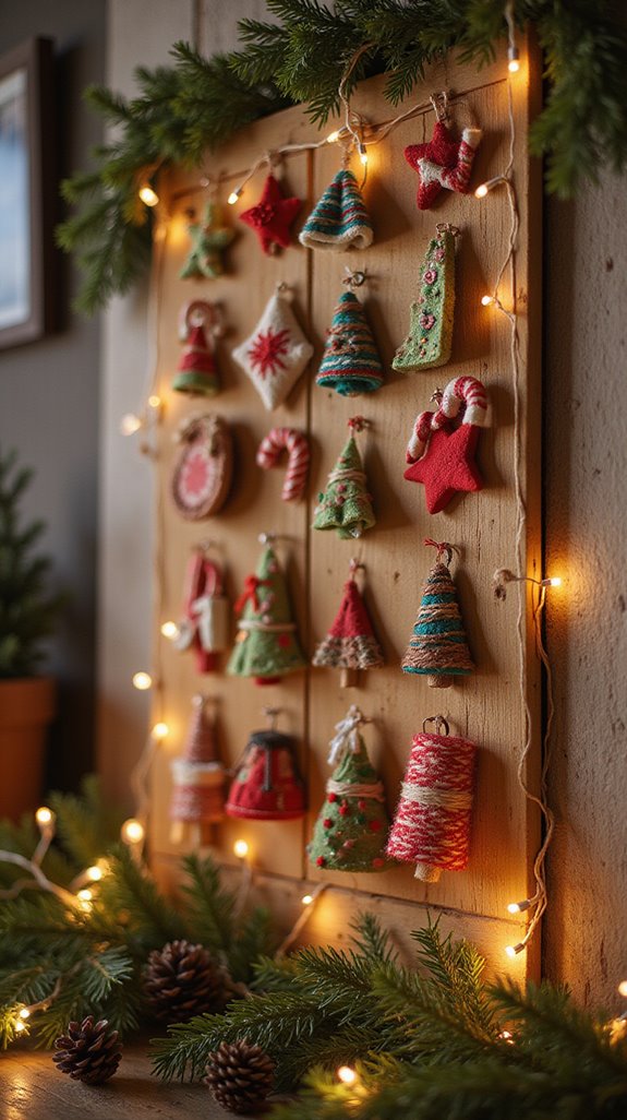 clothespin advent calendar ideas