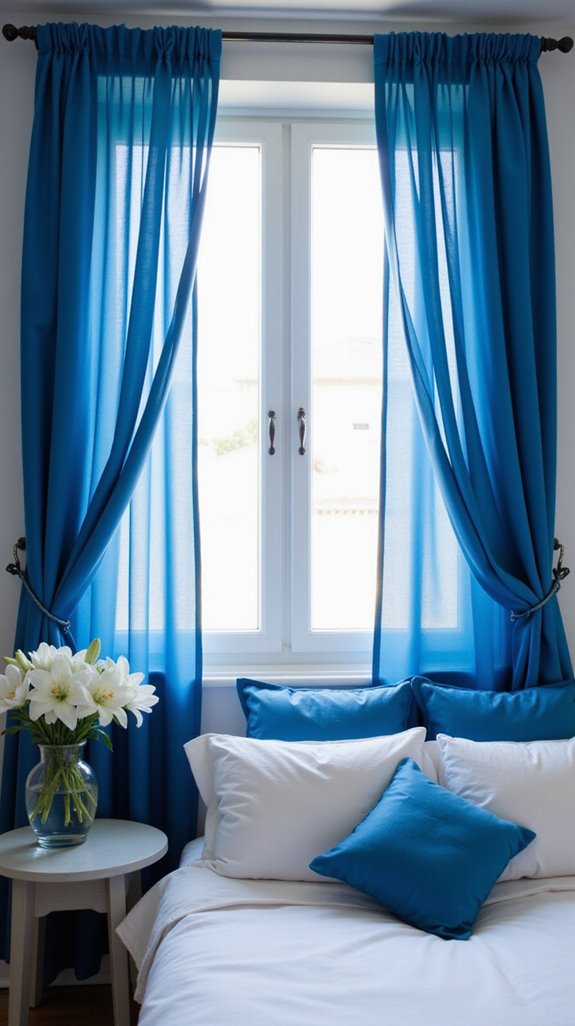 cobalt blue curtain benefits