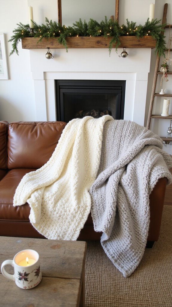 cozy chunky knit blankets
