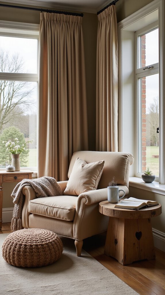 cozy reading nook retreat
