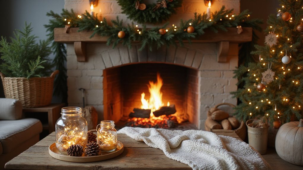 cozy rustic christmas decorations