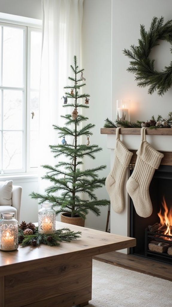 cozy scandinavian holiday decor