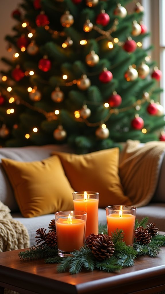 cozy seasonal candle aromas