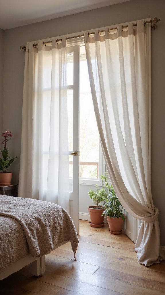 curtains enhance small spaces