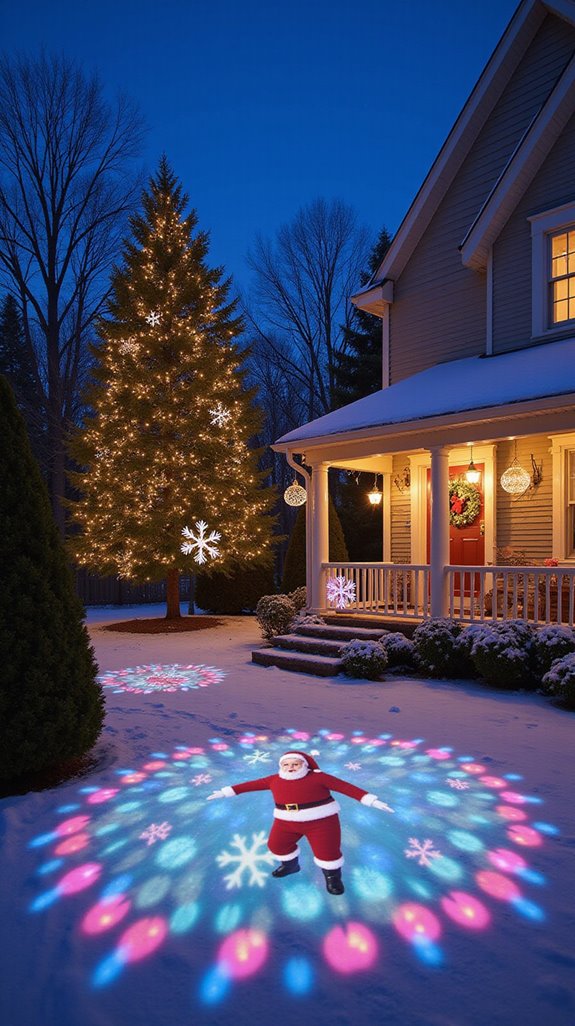 dazzling outdoor projector lights