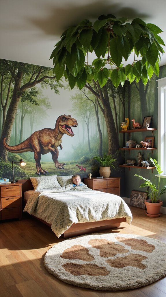dinosaur themed imaginative learning zone