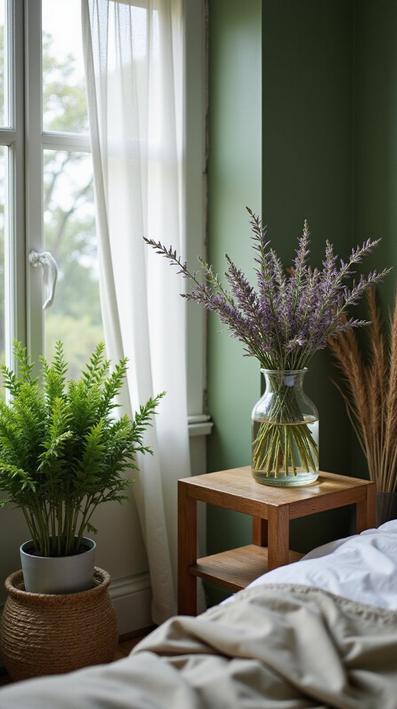 dried flowers add charm