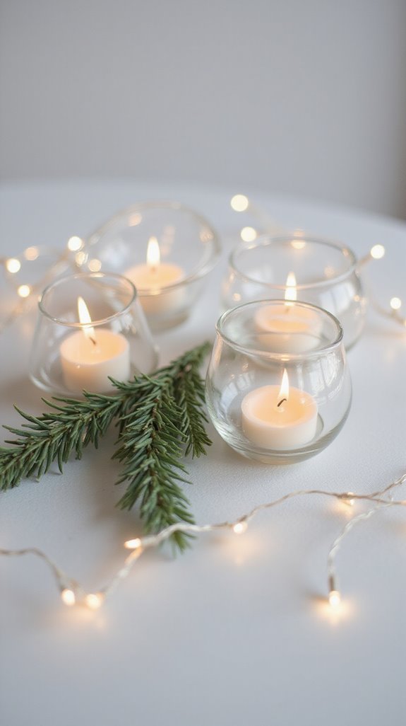elegant candlelight holiday accents