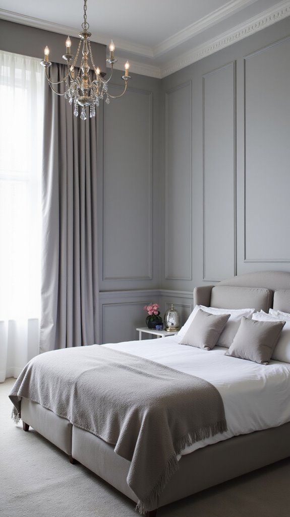 elegant light grey treatments