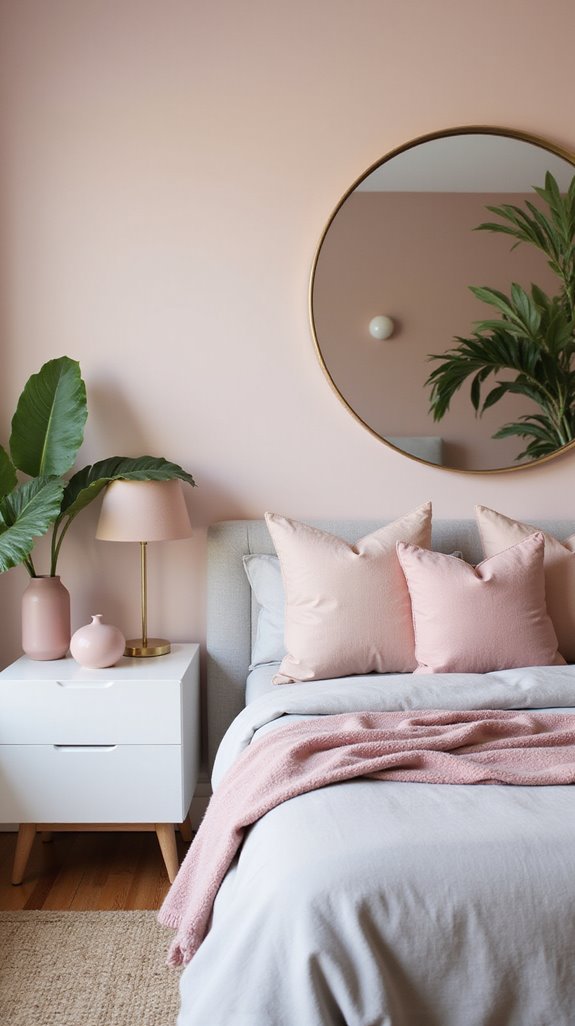 elegant pink ceramic accents