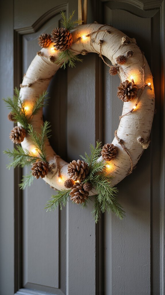 elegant rustic winter decor