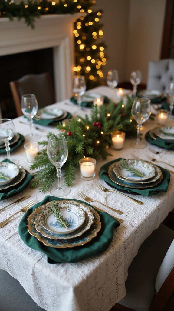 enchanting holiday table settings