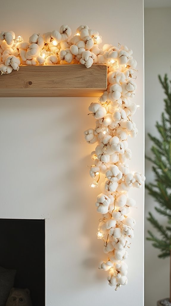 fabric garland for holidays