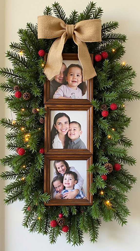 family memories wreath decoration
