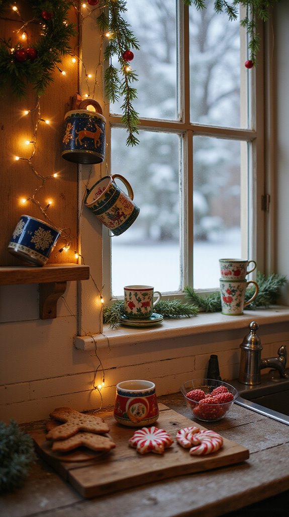 festive and charming mugs