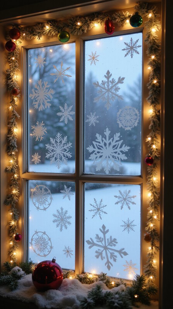 festive diy window designs