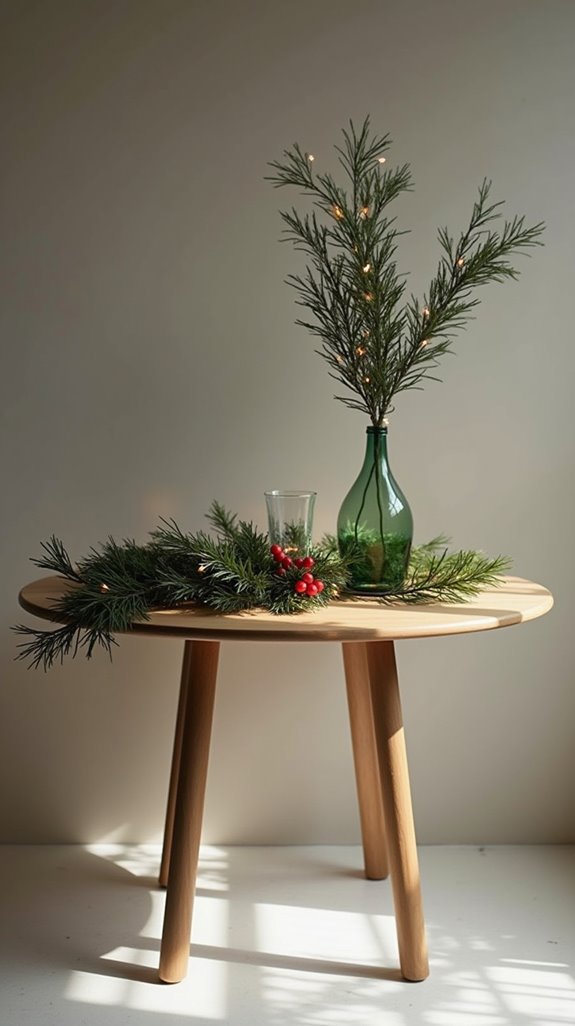 festive greenery home accents