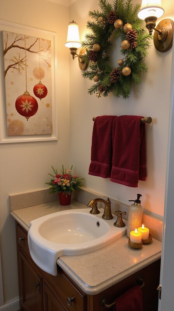 festive wall art ideas