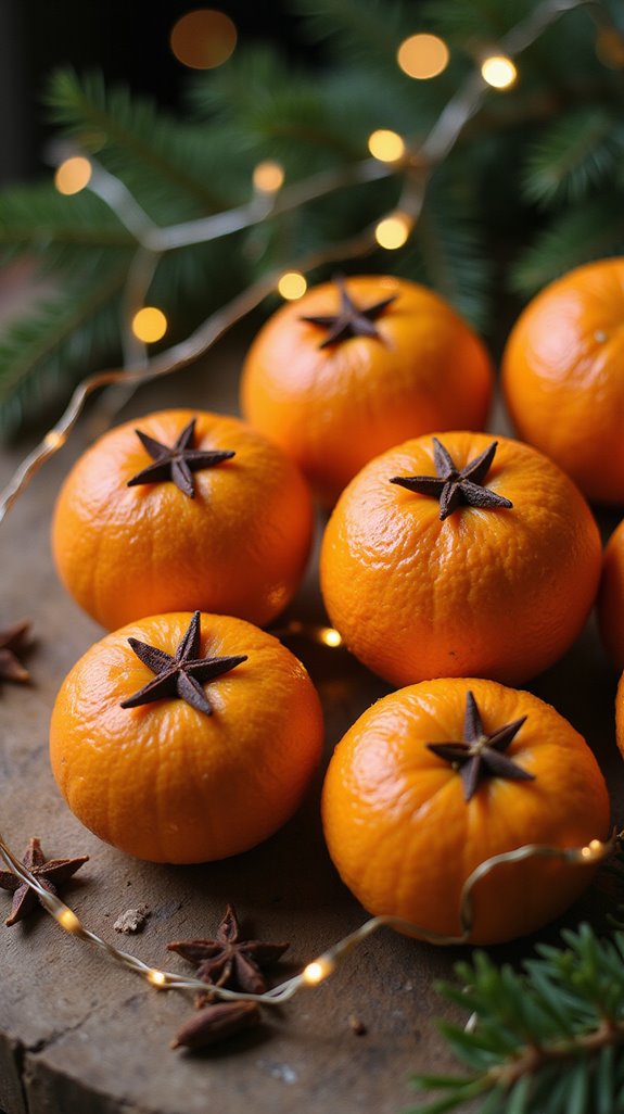 fragrant orange and clove decorations