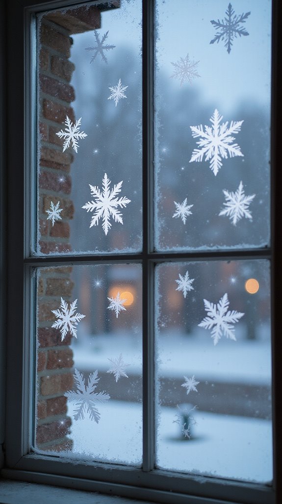 frosty holiday atmosphere creation