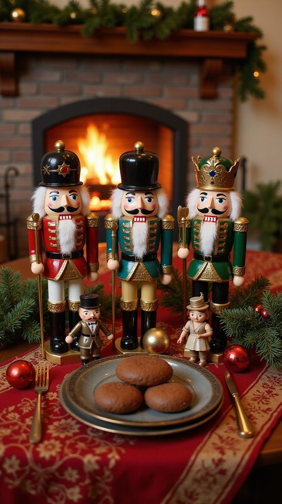 hand painted festive nutcrackers collection