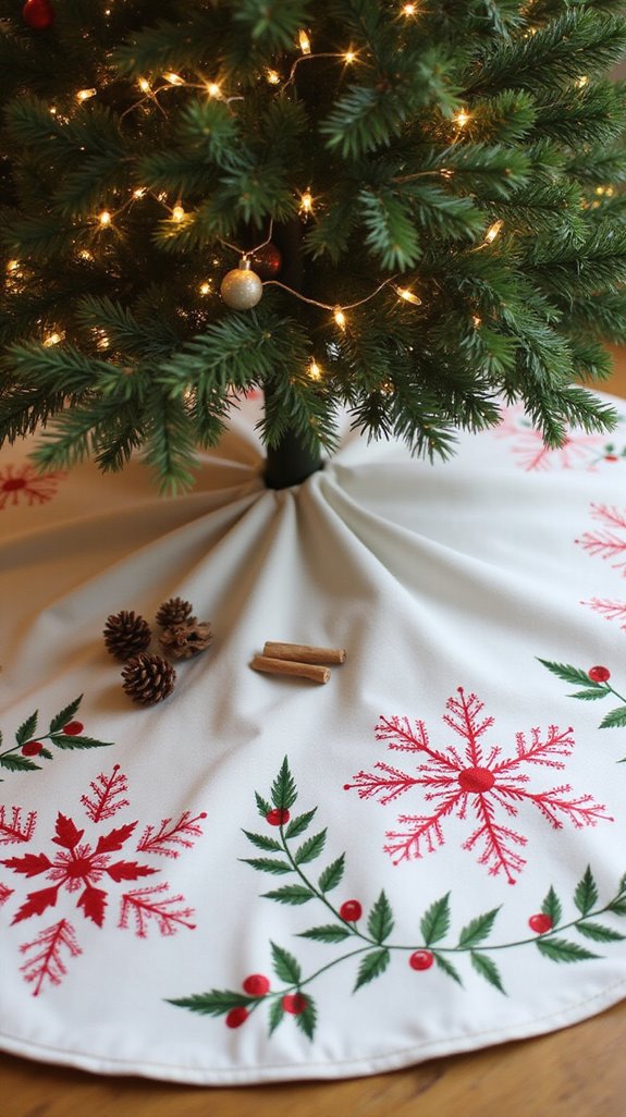 hand painted holiday decor