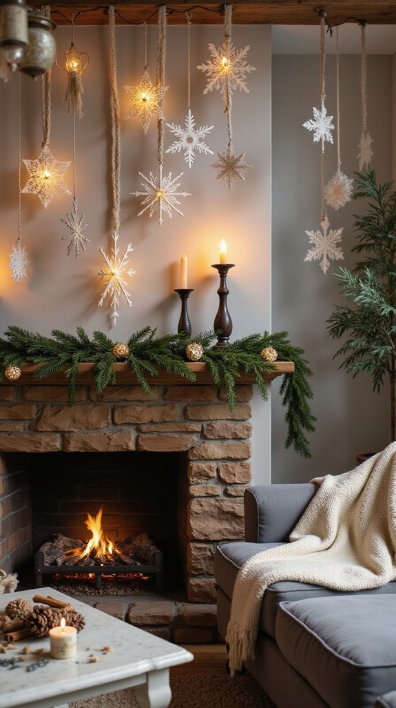 handmade winter decoration activity