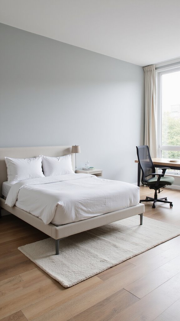 harmonious bedroom furniture arrangement