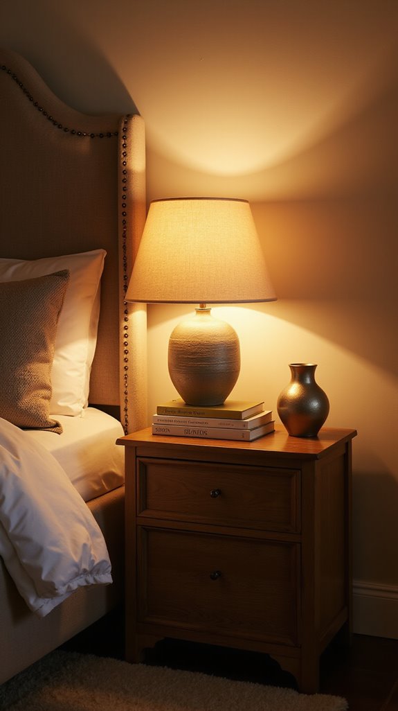 layered table lamp aesthetics