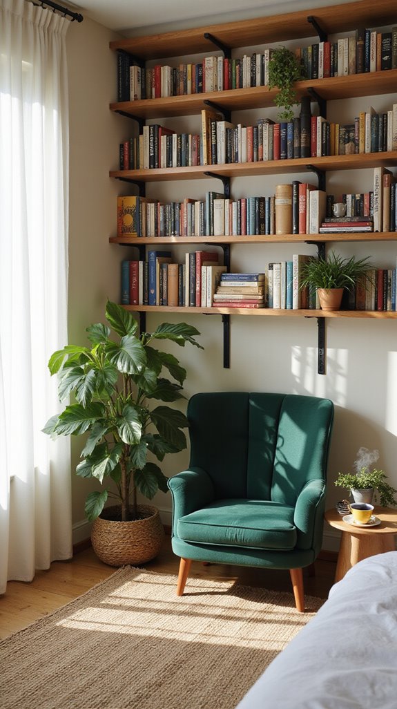 librarian inspired bookshelf transformation