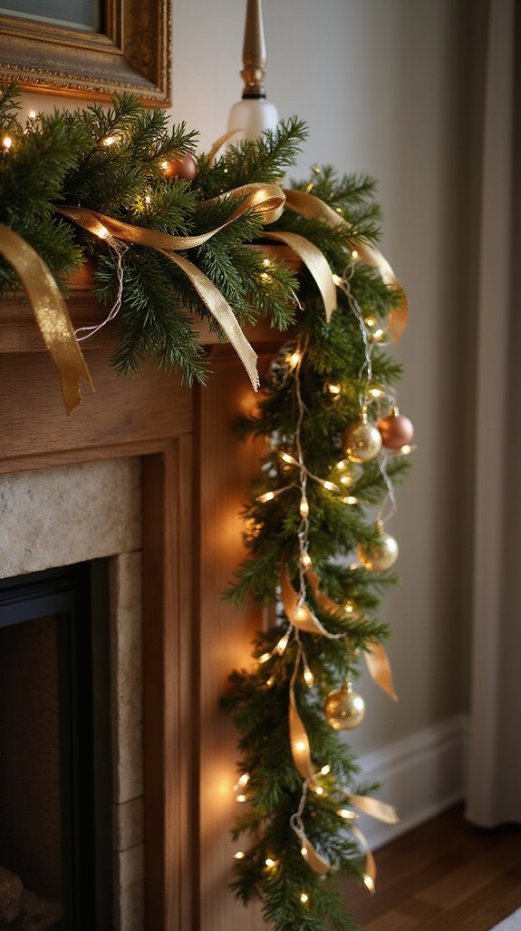 luxurious metallic holiday garland