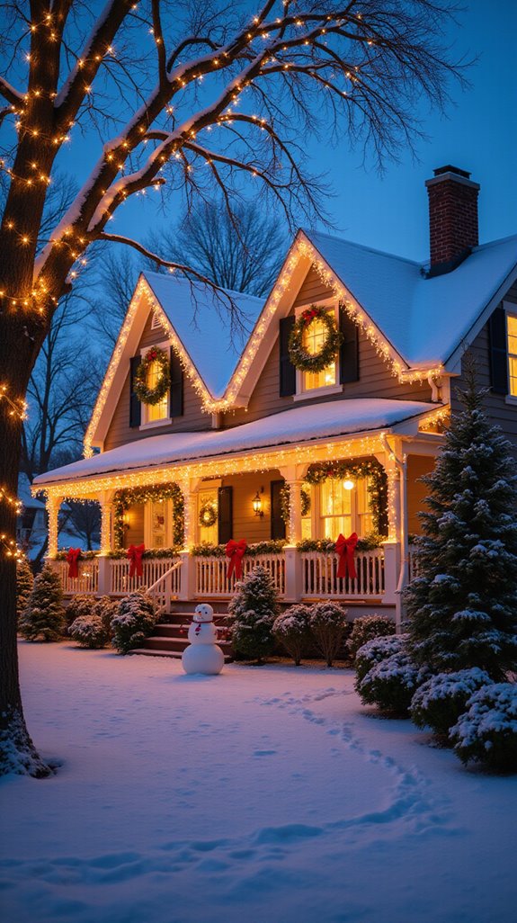 magical holiday lighting display