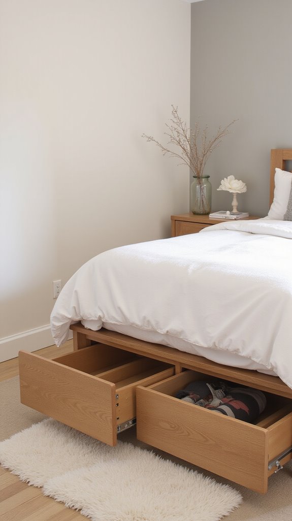 maximize bedroom storage efficiently