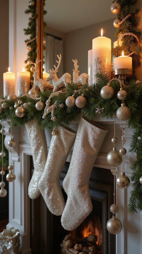 metallic holiday decor elegance