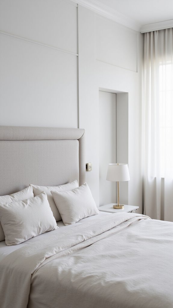 minimalist headboard design options