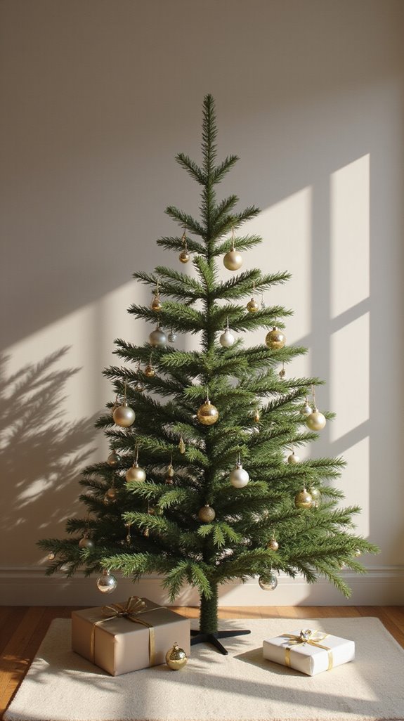 minimalist holiday tree elegance