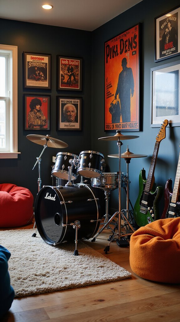 musical creativity in bedroom