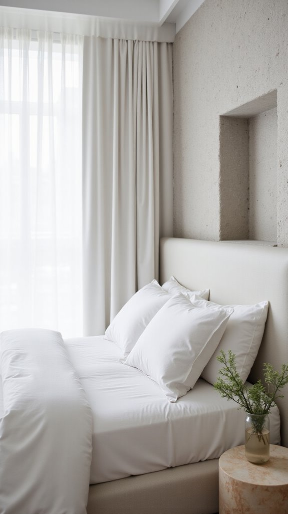 natural stone bedroom accents