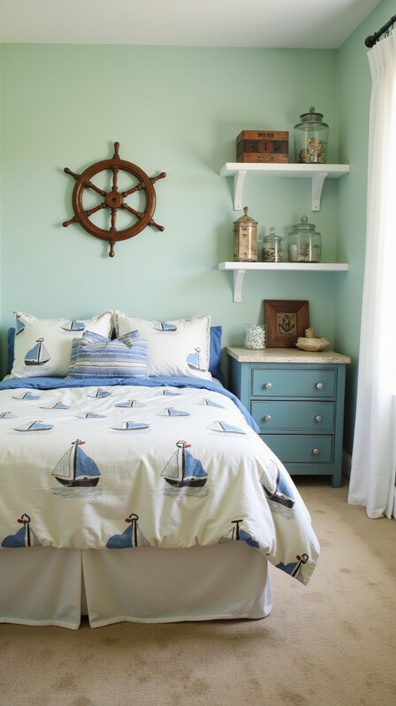nautical themed cozy retreat